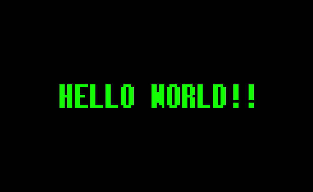 Hello world！！